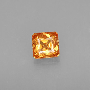 0.44 ct Orange Spessartite Garnet Gemstone, Spessartite Garnet Gem in Octagon / Scissor Cut Shape for Sale.