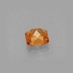 Spessartite Garnet Gemstone in 4.1 x 4 mm Size for Sale, Spessartite Garnet Stone in Mandarin Orange Color