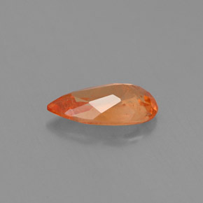 Spessartite Garnet Gemstone in 8.5 x 4.4 mm Size for Sale, Spessartite Garnet Stone in Mandarin Orange Color