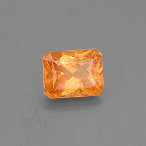 1.13 ct Orange Spessartite Garnet Stone, Natural Spessartite Garnet in Octagon / Scissor Cut Shape for Sale