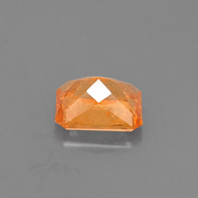 Spessartite Garnet Gemstone in 6.3 x 4.9 mm Size for Sale, Spessartite Garnet Stone in Orange Color
