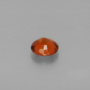 Spessartite Garnet Gemstone in 4.7 mm Size for Sale, Spessartite Garnet Stone in Mandarin Orange Color