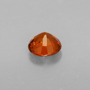 Spessartite Garnet Gemstone in 4.6 mm Size for Sale, Spessartite Garnet Stone in Red Orange Color