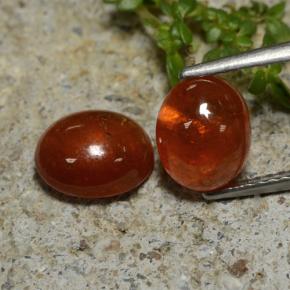 2.9ct Oval Cabochon Orange Spessartite Garnet for sale thumb image of 2.9ct Oval Cabochon Orange Spessartite Garnet (ID: 314132)
