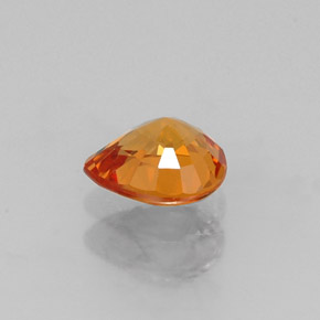 Spessartite Garnet Gemstone in 5.7 x 4.9 mm Size for Sale, Spessartite Garnet Stone in Mandarin Orange Color