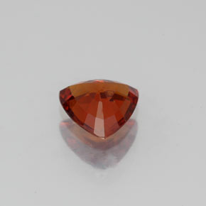 Spessartite Garnet Gemstone in 6.5 x 6.3 mm Size for Sale, Spessartite Garnet Stone in Red Orange Color