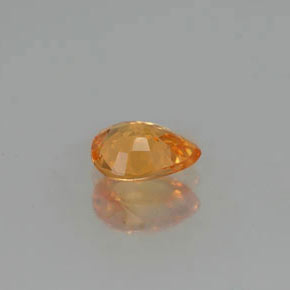 Spessartite Garnet Gemstone in 6.3 x 5.2 mm Size for Sale, Spessartite Garnet Stone in Mandarin Orange Color
