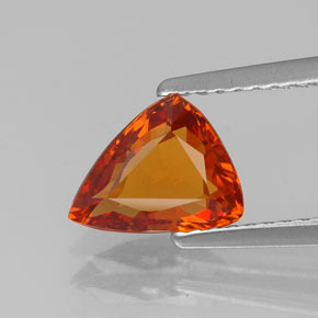 1.50 ct Orange Spessartite Garnet Gemstone, Spessartite Garnet Gem in Fancy Facet Shape for Sale.