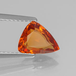 1.50 ct Orange Spessartite Garnet Stone, Natural Spessartite Garnet in Fancy Facet Shape for Sale