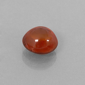 1.80 ct Orange Spessartite Garnet Stone, Natural Spessartite Garnet in Round Cabochon Shape for Sale