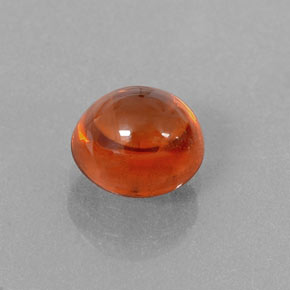 1.98 ct Orange Spessartite Garnet Stone, Natural Spessartite Garnet in Oval Cabochon Shape for Sale