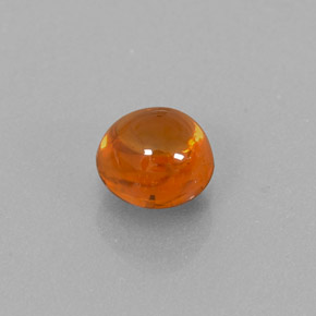 0.78 ct Orange Spessartite Garnet Stone, Natural Spessartite Garnet in Round Cabochon Shape for Sale