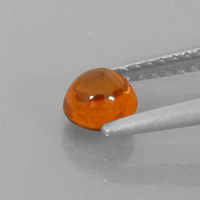Spessartite Garnet Gemstone in 5 mm (calibrated) Size for Sale, Spessartite Garnet Stone in Orange Color