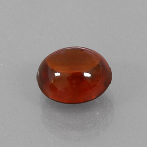 4.00 ct Orange Spessartite Garnet Stone, Natural Spessartite Garnet in Oval Cabochon Shape for Sale
