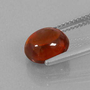Spessartite Garnet Gemstone in 8.8 x 7.8 mm Size for Sale, Spessartite Garnet Stone in Red Orange Color