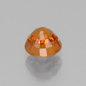Spessartite Garnet Gemstone in 5 mm (calibrated) Size for Sale, Spessartite Garnet Stone in Mandarin Orange Color