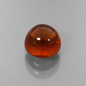 1.80 ct Orange Spessartite Garnet Stone, Natural Spessartite Garnet in Round Cabochon Shape for Sale