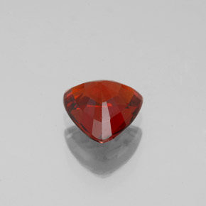 Spessartite Garnet Gemstone in 6.7 x 6.6 mm Size for Sale, Spessartite Garnet Stone in Orange Red Color