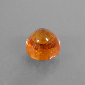 4.50 ct Orange Spessartite Garnet Stone, Natural Spessartite Garnet in Round Cabochon Shape for Sale