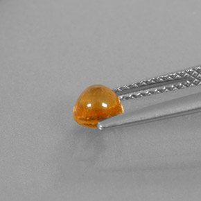 Spessartite Garnet Gemstone in 5 mm (calibrated) Size for Sale, Spessartite Garnet Stone in Orange Color