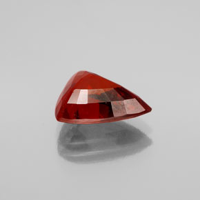 Spessartite Garnet Gemstone in 11.1 x 9 mm Size for Sale, Spessartite Garnet Stone in Orange Red Color