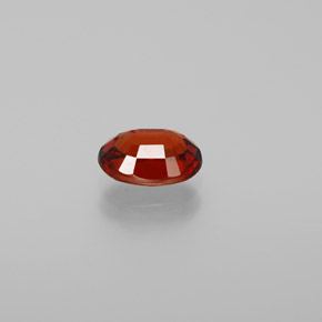 Spessartite Garnet Gemstone in 7.5 x 5.5 mm Size for Sale, Spessartite Garnet Stone in Bright Red Color