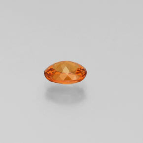 Spessartite Garnet Gemstone in 6.4 x 4.6 mm Size for Sale, Spessartite Garnet Stone in Orange Color