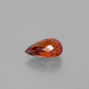 Spessartite Garnet Gemstone in 9.6 x 6.3 mm Size for Sale, Spessartite Garnet Stone in Red Orange Color