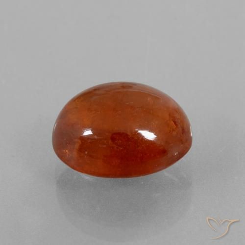 9.50 ct Orange Spessartite Garnet Stone, Natural Spessartite Garnet in Oval Cabochon Shape for Sale