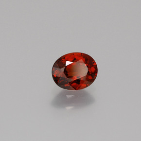 0.84 ct Orange Spessartite Garnet Stone, Natural Spessartite Garnet in Oval Facet Shape for Sale