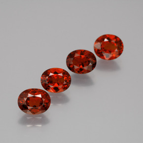 0.7ct Oval Facet Red Orange Spessartite Garnet for sale thumb image of 0.7ct Oval Facet Red Orange Spessartite Garnet (ID: 388296)