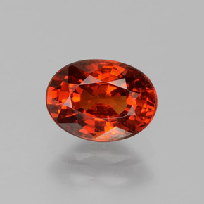 1.2ct Oval Facet Red Orange Spessartite Garnet for sale thumb image of 1.2ct Oval Facet Red Orange Spessartite Garnet (ID: 388728)