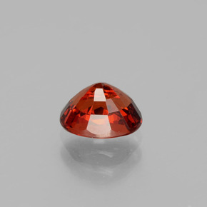 Spessartite Garnet Gemstone in 7.2 x 5.3 mm Size for Sale, Spessartite Garnet Stone in Red Orange Color