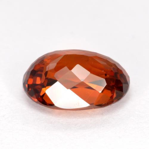 Spessartite Garnet Gemstone in 7.7 x 5.6 mm Size for Sale, Spessartite Garnet Stone in Bright Red Color
