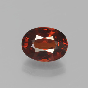 Deep Blood Red Гранат Спессарит Камень - 1.9ct Фасетный Овал (ID: 388972)