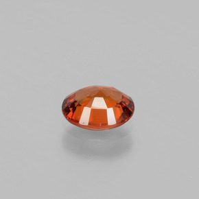 Spessartite Garnet Gemstone in 6.1 x 5 mm Size for Sale, Spessartite Garnet Stone in Orange Color