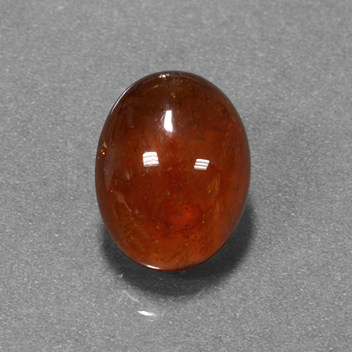 Fire Orange 锰铝榴石 Gem - 4.5ct 椭圆形凸面型 (ID: 398883)