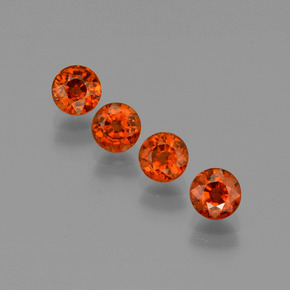 2.7ct Round Facet Orange Spessartite Garnet for sale thumb image of 2.7ct Round Facet Orange Spessartite Garnet (ID: 401664)
