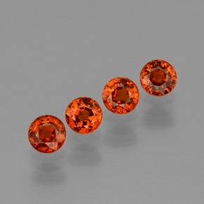 0.6ct Round Facet Orange Spessartite Garnet for sale thumb image of 0.6ct Round Facet Orange Spessartite Garnet (ID: 401821)