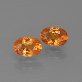 1.5ct Oval Facet Orange Spessartite Garnet for sale thumb image of 1.5ct Oval Facet Orange Spessartite Garnet (ID: 402048)