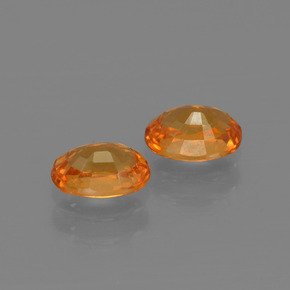 Spessartite Garnet Gemstone in 6 x 4.2 mm Size for Sale, Spessartite Garnet Stone in Orange Color