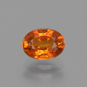1.2ct Oval Facet Orange Spessartite Garnet for sale thumb image of 1.2ct Oval Facet Orange Spessartite Garnet (ID: 404164)