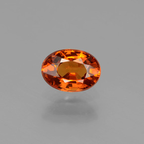 Fire Orange Гранат Спессарит Камень - 1ct Фасетный Овал (ID: 404279)