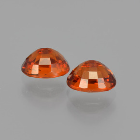 Spessartite Garnet Gemstone in 5.8 x 4.6 mm Size for Sale, Spessartite Garnet Stone in Orange Color