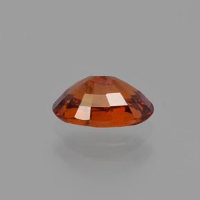Spessartite Garnet Gemstone in 7.1 x 4.5 mm Size for Sale, Spessartite Garnet Stone in Red Orange Color
