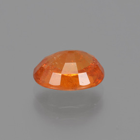 Spessartite Garnet Gemstone in 8.3 x 6.4 mm Size for Sale, Spessartite Garnet Stone in Bright Orange Color