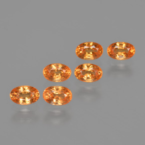 0.4ct Oval Facet Orange Spessartite Garnet for sale thumb image of 0.4ct Oval Facet Orange Spessartite Garnet (ID: 417947)