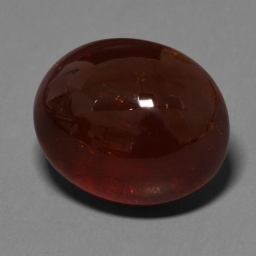 33.34 ct Brown Spessartite Garnet Stone, Natural Spessartite Garnet in Oval Cabochon Shape for Sale