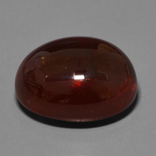Spessartite Garnet Gemstone in 18.6 x 15.2 mm Size for Sale, Spessartite Garnet Stone in Reddish Brown Color