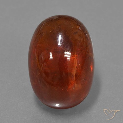 Granato Spessartite arancione da 11,22 ct, taglio ovale da 14,9 x 10,6 mm dal Mozambico, Photo A